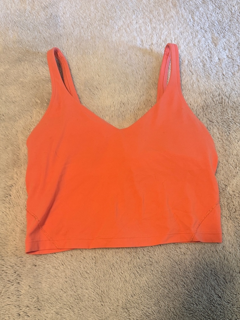 lululemon athletica Coral V-Neck Tank Crop